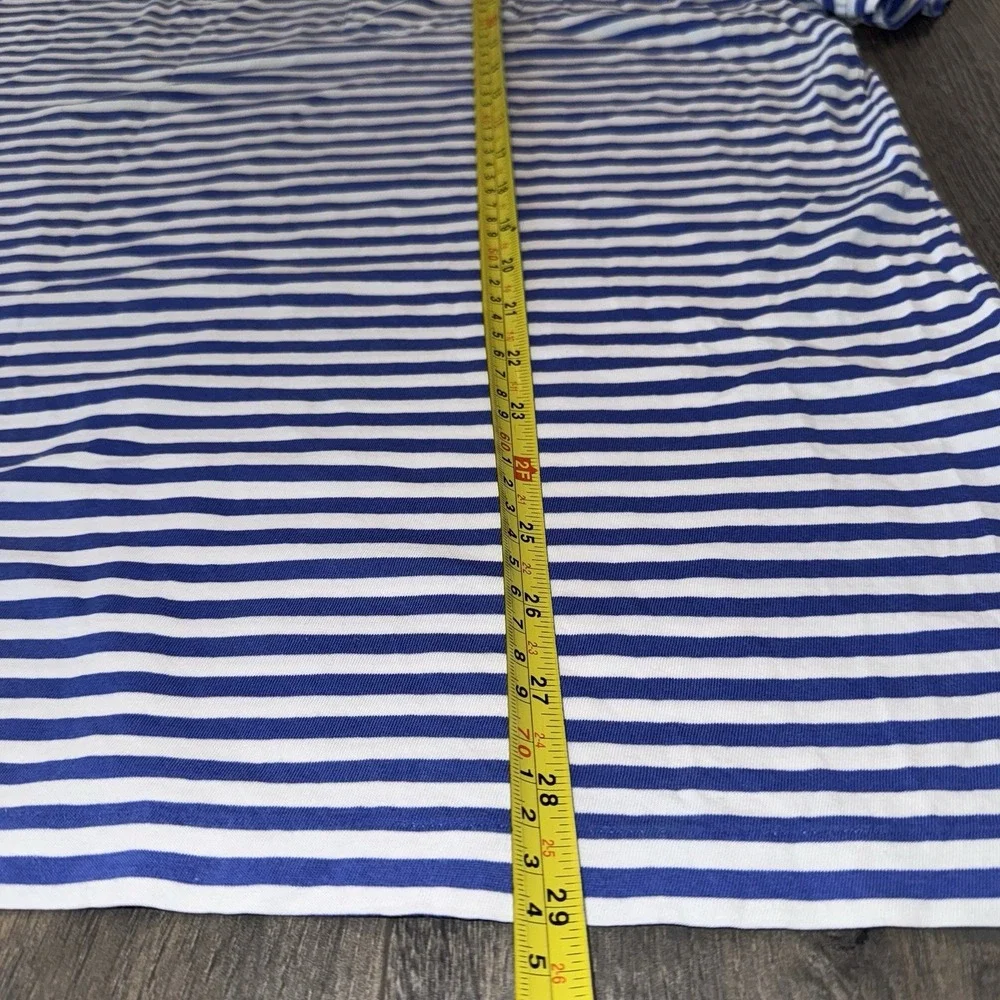 Polo Ralph Lauren Blue Label Men's Blue & white Striped‎ Golf Preppy polo XL